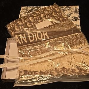 Brown and Cream Scarf